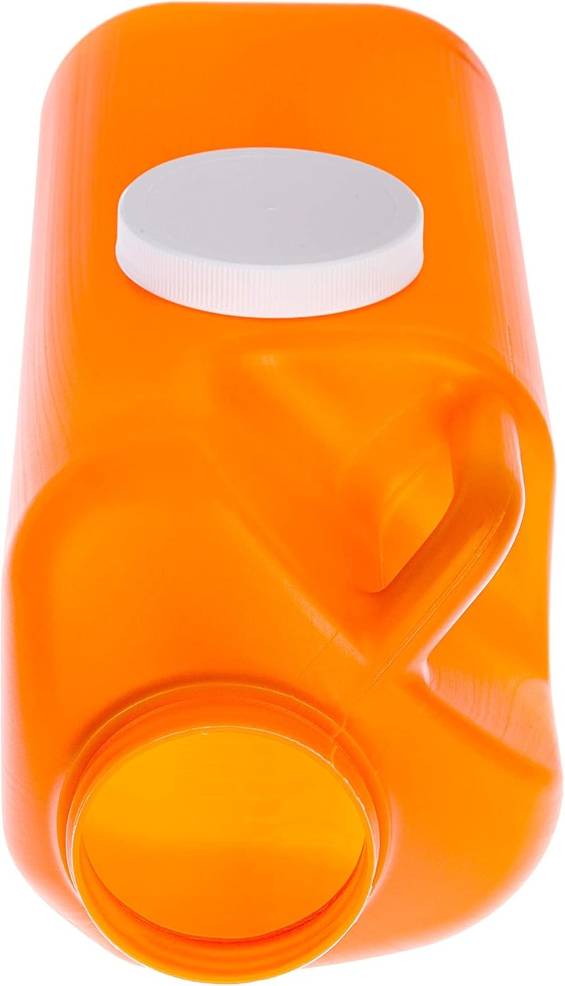 PrimeMed Large Male Urinal with Leak Proof Screw Cap Lid (3000 mL or 101 oz.) (Amber Color) - Image 5