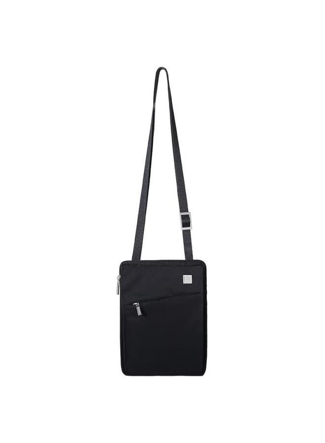 Lexon Men's Crossbody Bag Single Shoulder Casual Sports Small Backpack Simple Commuter Phone Bag Dark Blue - Image 2