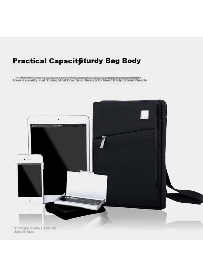 Lexon Men's Crossbody Bag Single Shoulder Casual Sports Small Backpack Simple Commuter Phone Bag Dark Blue - Image 3