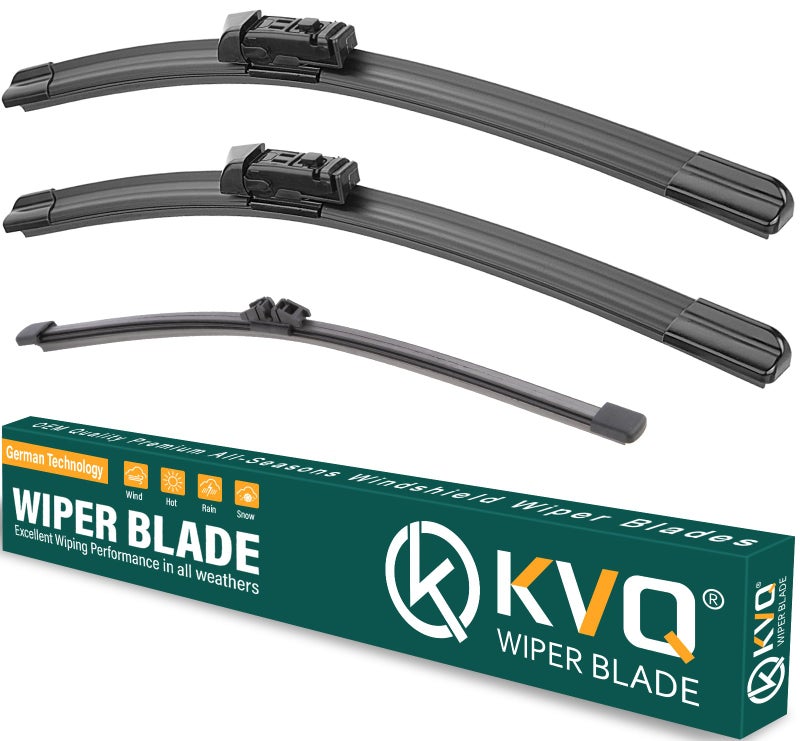 KVQ Windshield Wiper Blades Replacement for BMW X3 20182023 BMW X4 20192023 Original Equipment Replacement Front Rear Wiper Blade Set 26 20 12 Set of 3