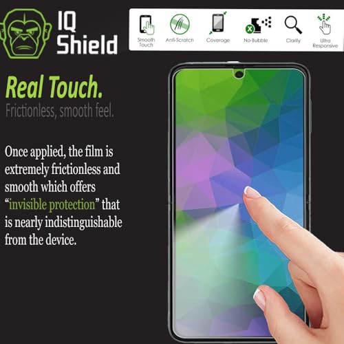 IQShield 2 Pack Screen Protector with Samsung Galaxy Z Flip 3 5G (Not Glass) Easy Install Ultra Thin Smudge Resistant Anti-Scratch Anti-Bubble Clear TPU Film - Image 5