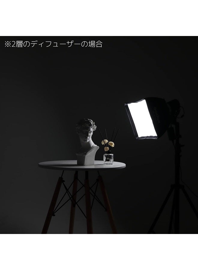 Godox ML-SF3030 Mount Softbox Compatible for AD300Pro AD400Pro ML30Bi ML60Bi LED Video Light for Photography Portrait ML-SF3030 - Image 2