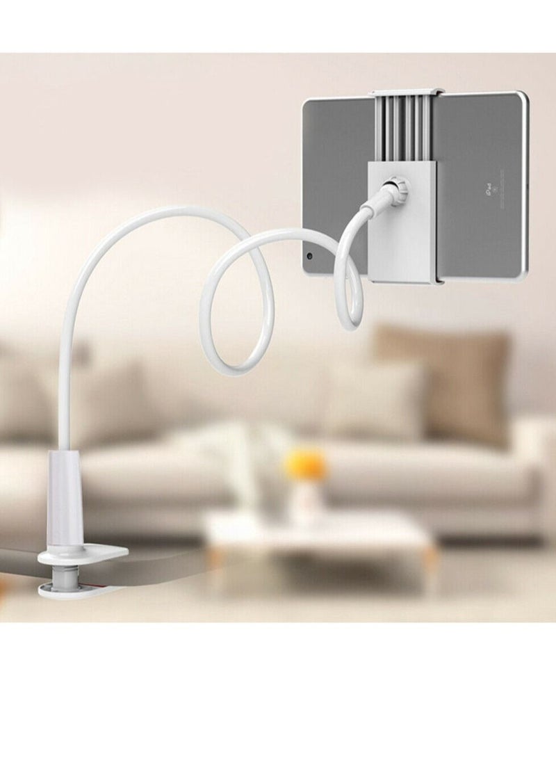 360 Degree Rotating Mobile Phone Tablet Universal Lazy Holder White - Image 3