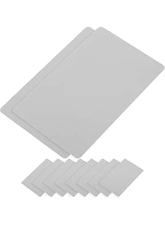 Aluminum Alloy Name Card Blanks 86x54mm 0 45mm Thick For Sublimation Printing And Engraving - Image 1