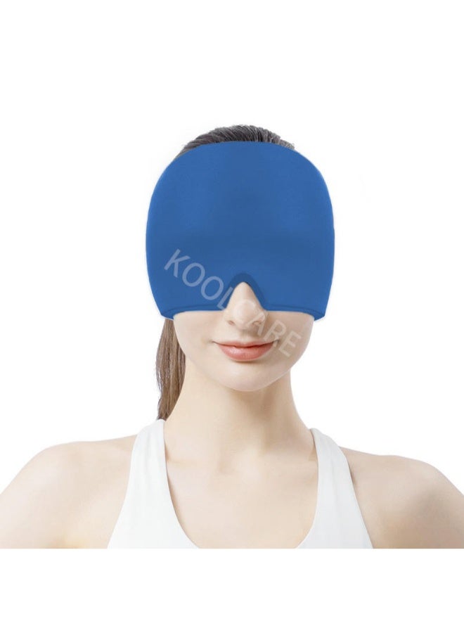 Generic Migraine Ice Head Wrap – Form-Fitting Cold Therapy Cap for Headache, Tension, Sinus & Stress Relief – Reusable Gel Compress Hat Mask  - Image 1