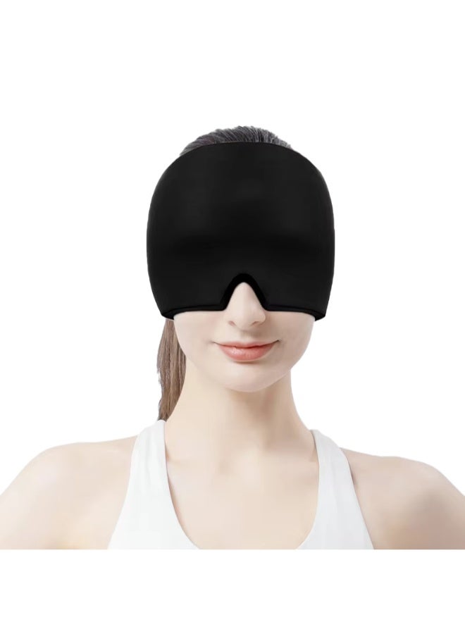 Generic Migraine Ice Head Wrap – Form-Fitting Cold Therapy Cap for Headache, Tension, Sinus & Stress Relief – Reusable Gel Compress Hat Mask  - Image 5