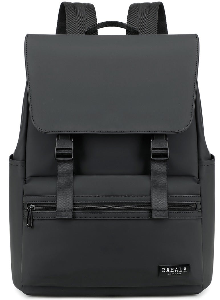 RAHALA RAL822 RAHALA Men's/Unisex Casual Fashion Waterproof Laptop Backpack with Flap Cover and Double Buckle - Image 2