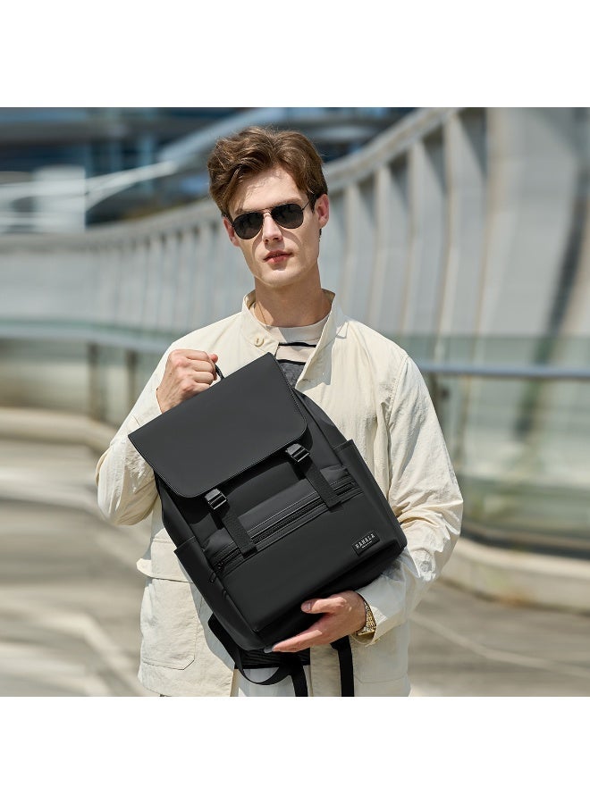 RAHALA RAL822 RAHALA Men's/Unisex Casual Fashion Waterproof Laptop Backpack with Flap Cover and Double Buckle - Image 4