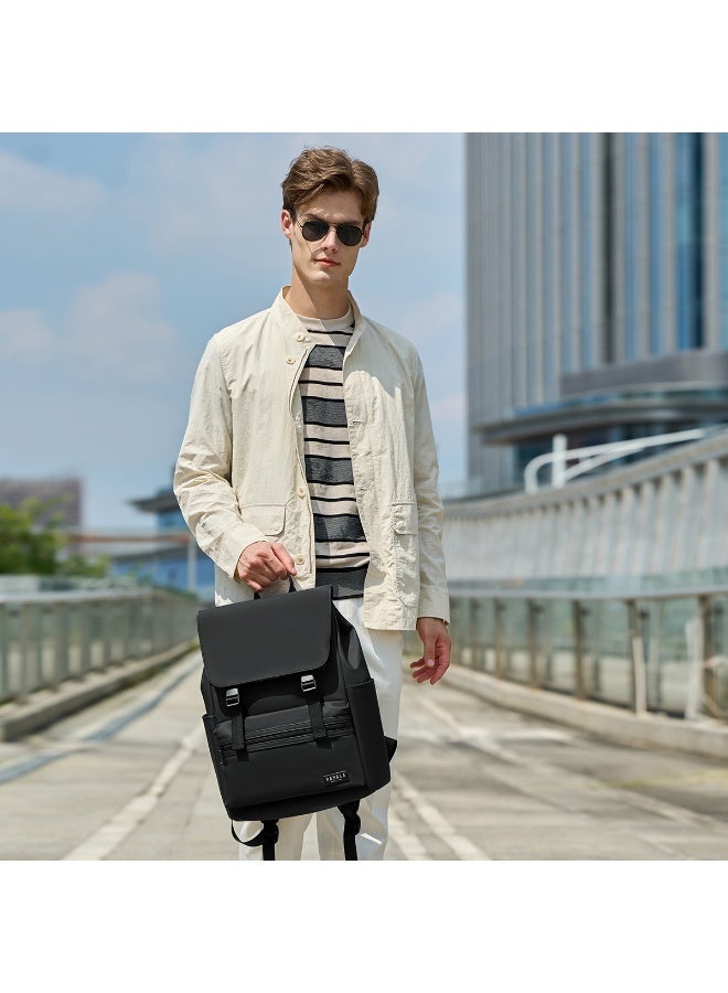 RAHALA RAL822 RAHALA Men's/Unisex Casual Fashion Waterproof Laptop Backpack with Flap Cover and Double Buckle - Image 5