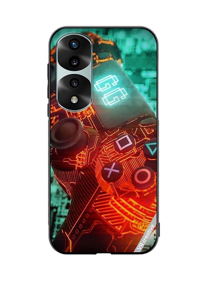 VR CREATIVE Protective Case Cover For Honor 70 Pro plus Ps4 Controller Design Multicolour - Image 1