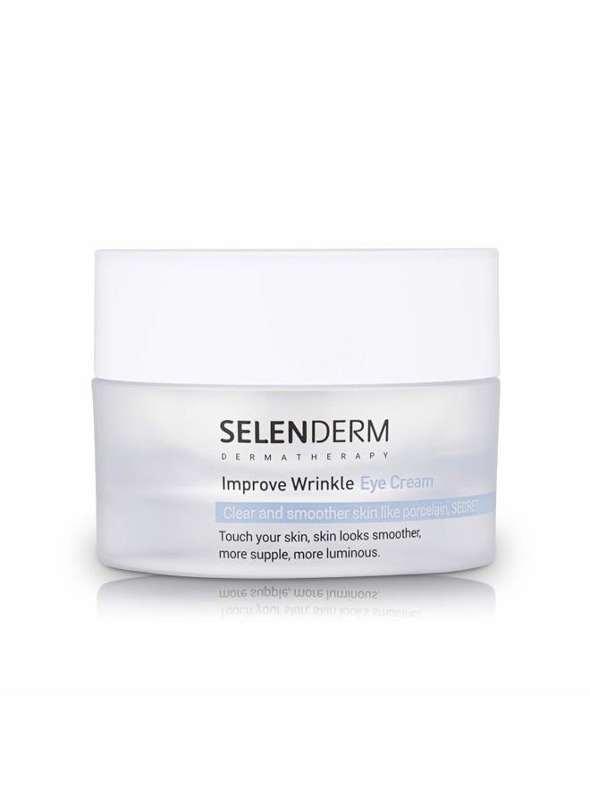 selenderm Improve Wrinkle Eye Treatment Cream for Anti-Aging, Dark Circle and Puffiness 0.85oz - Image 1