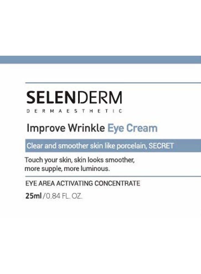 selenderm Improve Wrinkle Eye Treatment Cream for Anti-Aging, Dark Circle and Puffiness 0.85oz - Image 2