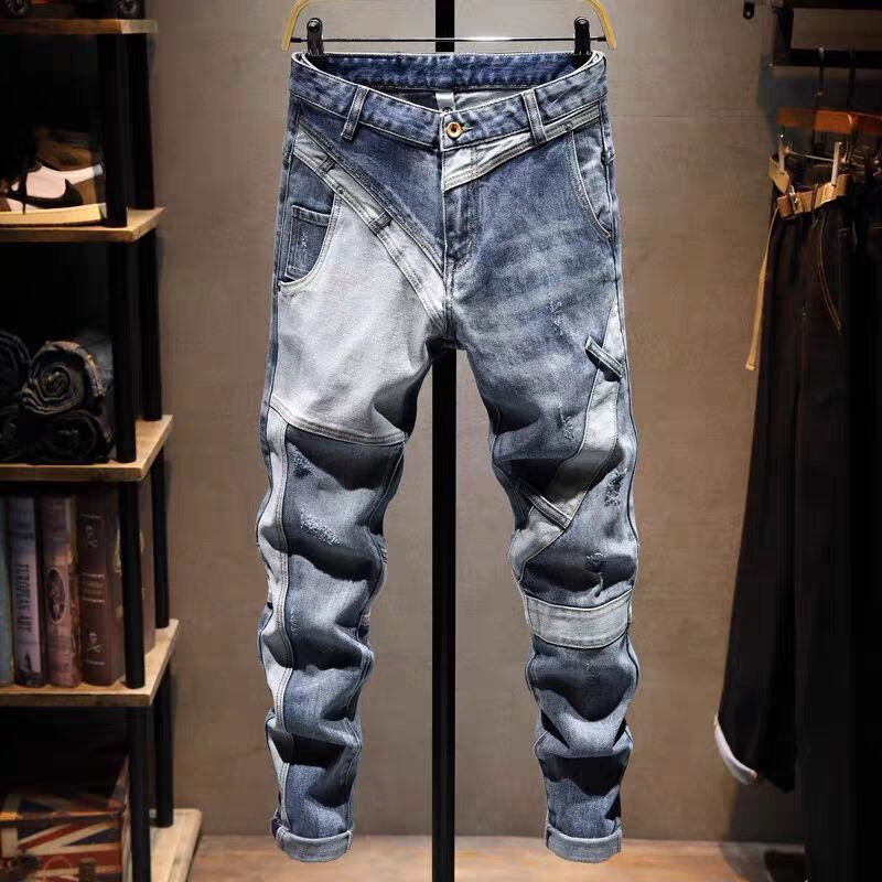 Unisex Casual Daily Denim Jeans - Image 2
