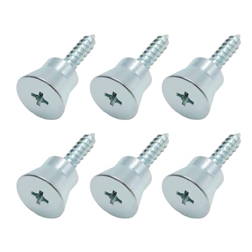 SYOWADA 6 Pcs W10661886 Door Handle Installation Screw Replacement for Whirlpool Refrigerator Replaces W10460893 AP6023675 PS11757021 W10303465 - Image 1