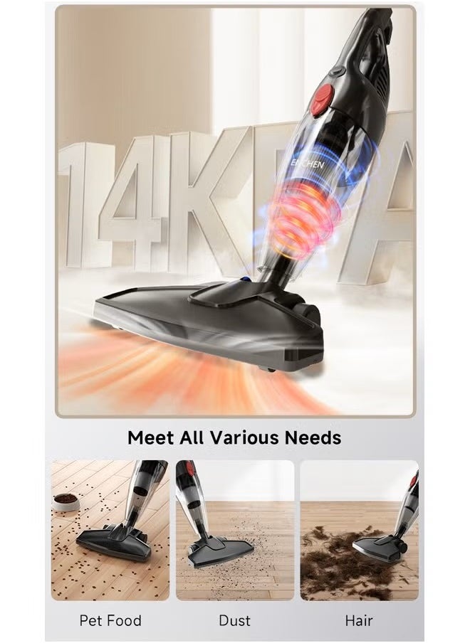 Enchen V1 - 2 In 1 Stick Handheld Vacuum Cleaner Lightweight And Powerful With Hepa Filter  - Black