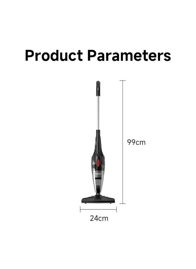 Enchen V1 - 2 In 1 Stick Handheld Vacuum Cleaner Lightweight And Powerful With Hepa Filter  - Black