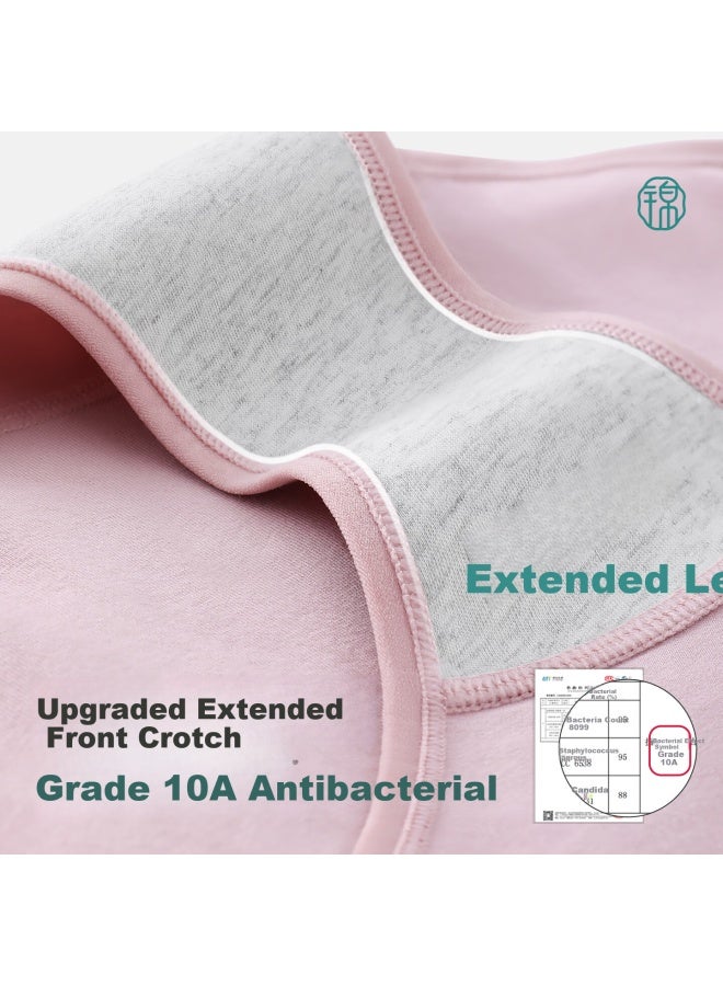 Jindu Women's Menstrual Period Physiological Underwear Full Width Leak-proof Pure Cotton Antibacterial Extended Crotch Safety Period Pants - Image 3