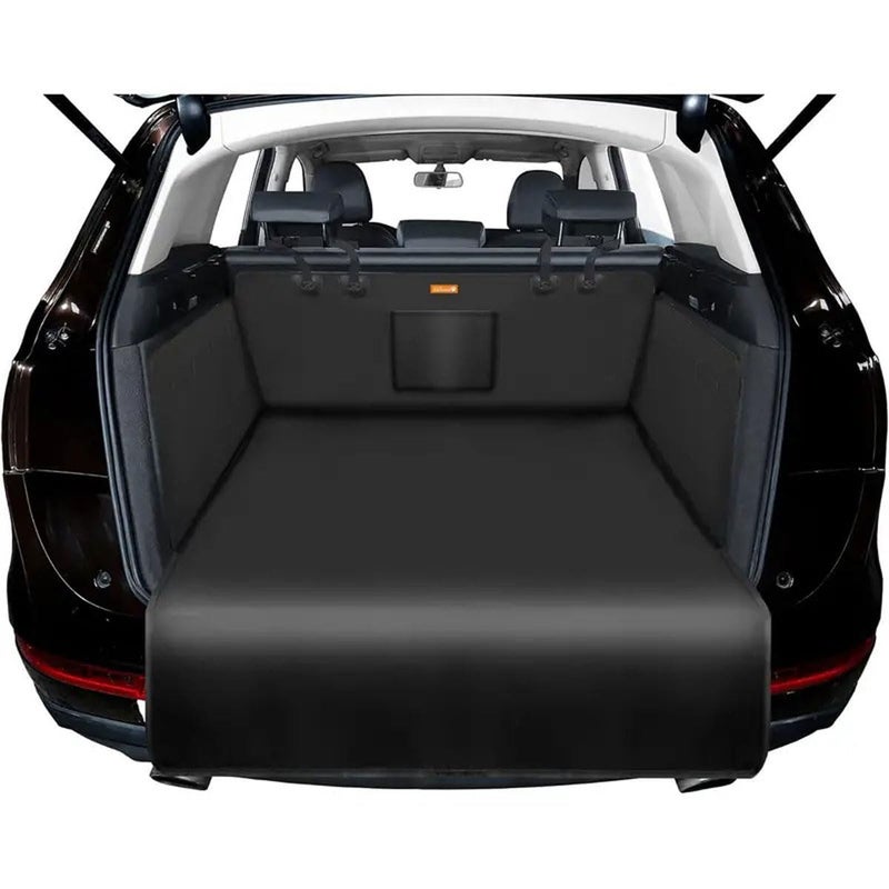 Dog Car Boot Liner: Black Heavy-duty Waterproof Nonslip Mat - Easy Clean Puncture-resistant Pet Cargo Cover for SUV Trunk Dog Owners of 2025+ Renault 4 E-Tech Models - Image 2