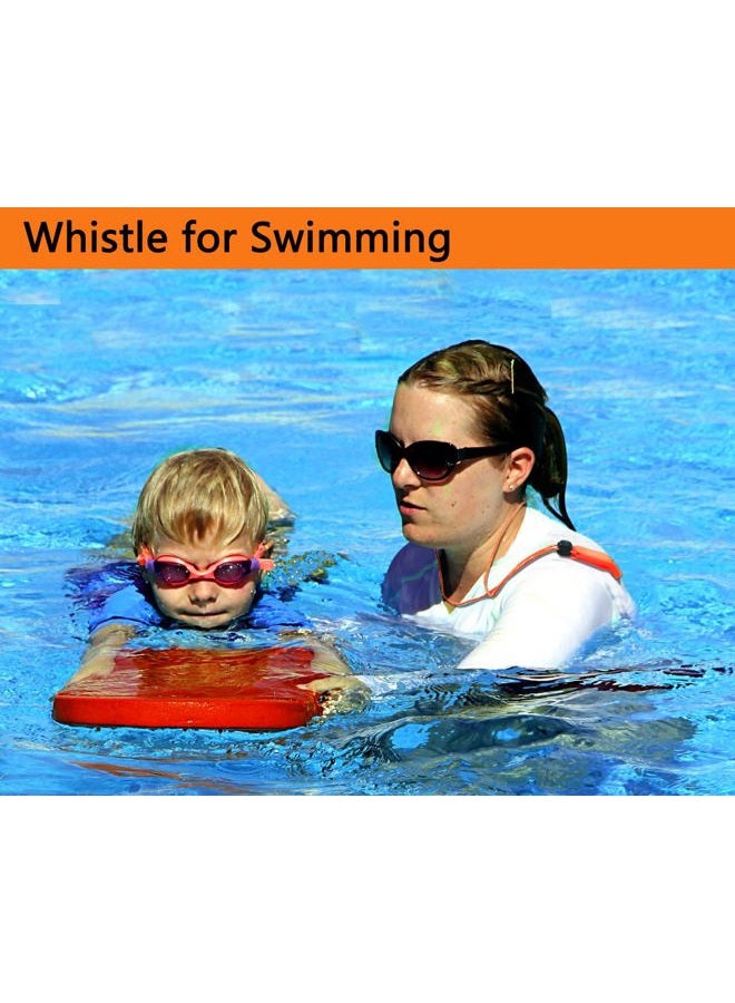 Amzonly Emergency Whistle, Safety Whistle Survival Shrill Loud for Camping Hiking Hunting Boating Fishing Life Vest Jacket Rescue Signaling Kids Lifeguard 5 Pack- Black - Image 4