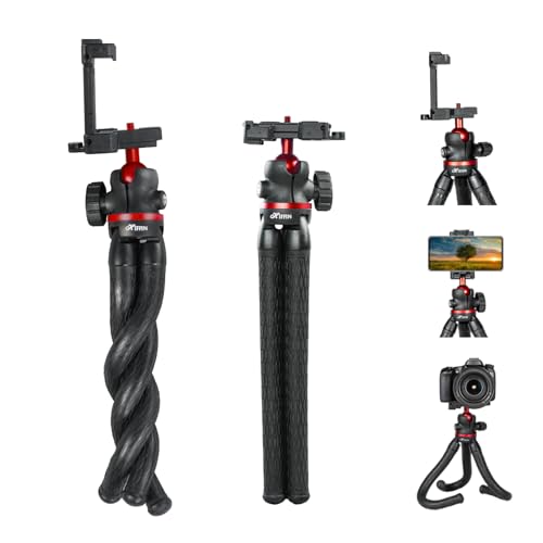 HIFFIN Htr-11 Flexible Gorilla Tripod for Cameras, Smartphones & Action Camera | Camera Tripod with Phone Holder | Portable & Lightweight, Ideal for Vlogging, Photography, and Outdoor Adventures - Image 1