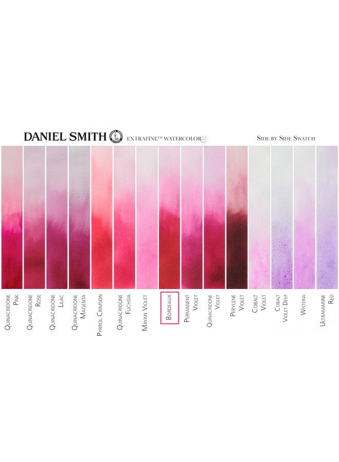 DANIEL SMITH Extra Fine Watercolor Paint, 15ml Tube, Bordeaux, 284600008, 0.5 Fl Oz (Pack of 1) - Image 3