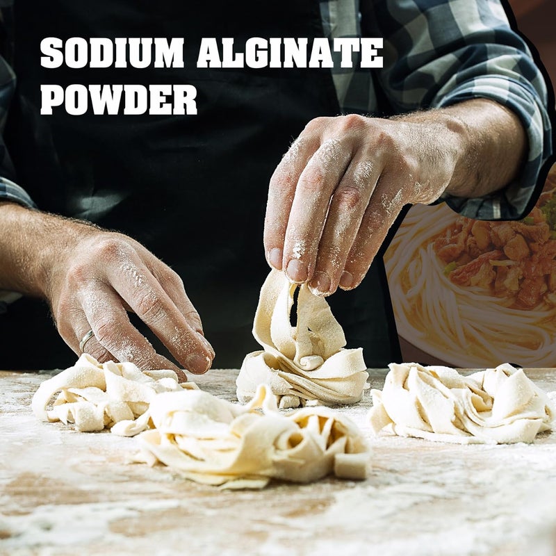 DecorRom Sodium Alginate Powder 4oz - Pure Vegan Thickening and Gelling Agent for Culinary Creations - Image 5