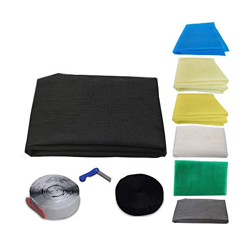 RED WIND Fiberglass Mosquito Net for Windows 60 x 120 Inch_5 X 10 Feet_150 x 300 Cms_Black Color Without Stitching RW01 - Image 1