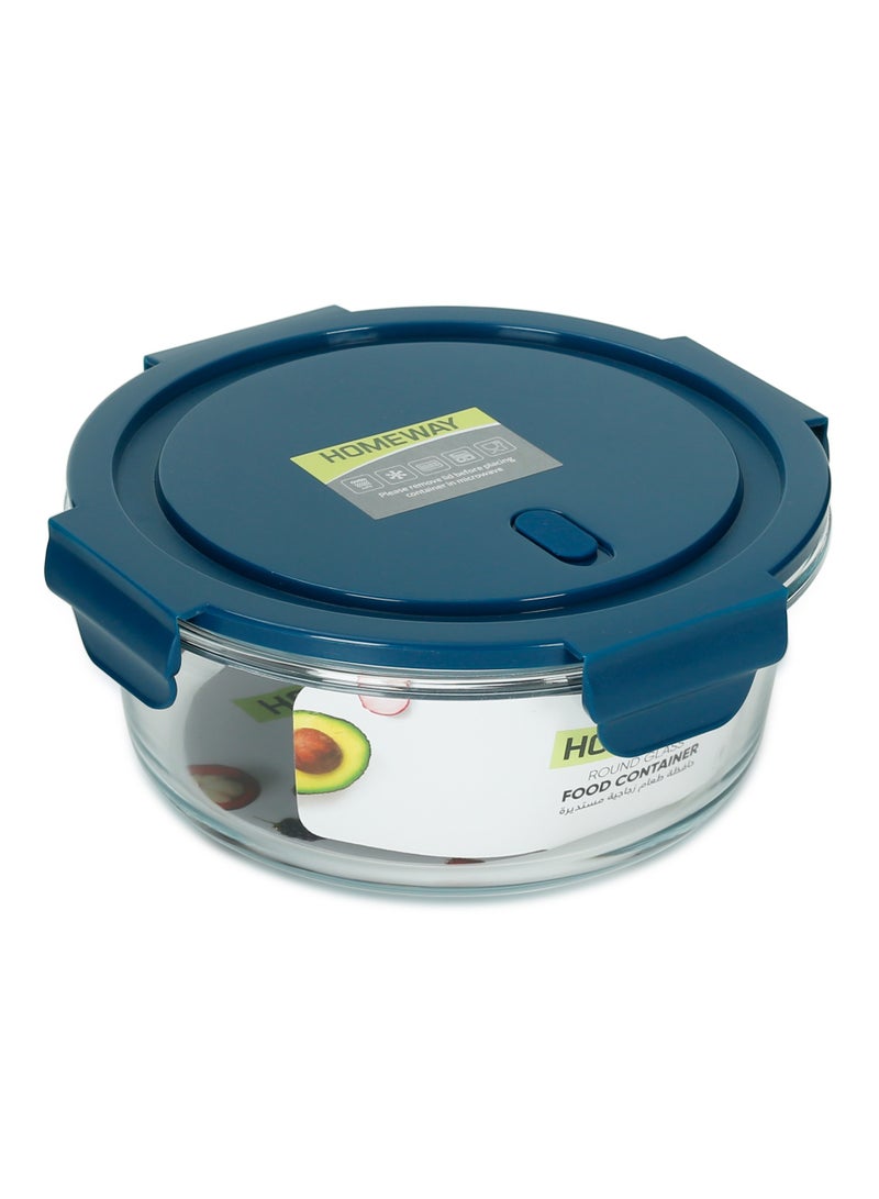 400ml Round Glass Food Container – Compact and Practical Storage Solution