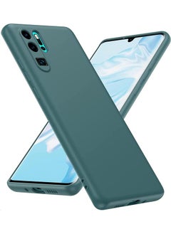 ماركة غير محددة جراب سيليكون لهاتف Huawei P30 Pro، جراب واقٍ كامل الجسم، ناعم الملمس، مقاوم للصدمات، مع بطانة من الألياف الدقيقة  - Image 1