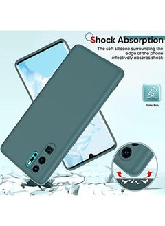 ماركة غير محددة جراب سيليكون لهاتف Huawei P30 Pro، جراب واقٍ كامل الجسم، ناعم الملمس، مقاوم للصدمات، مع بطانة من الألياف الدقيقة  - Image 4