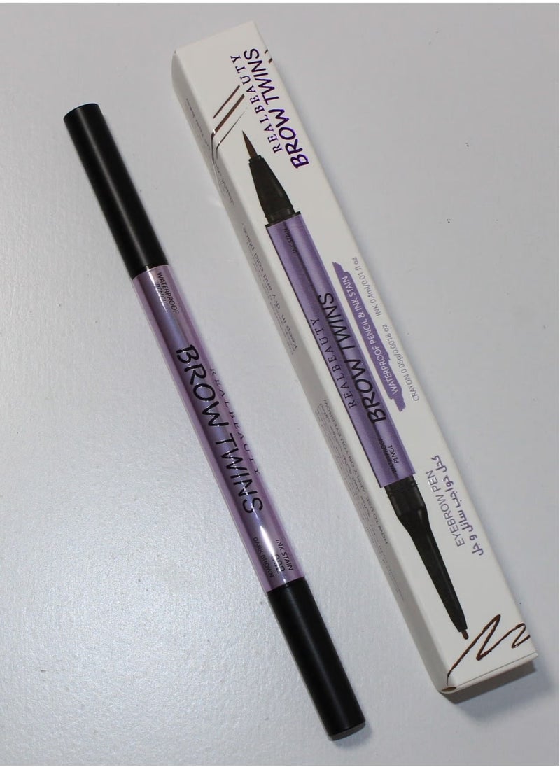 REAL BEAUTY Long lasting waterproof eyebrow pencil, multicolour  - Image 3