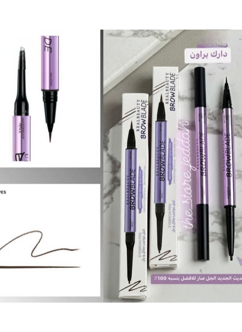REAL BEAUTY Long lasting waterproof eyebrow pencil, multicolour  - Image 5