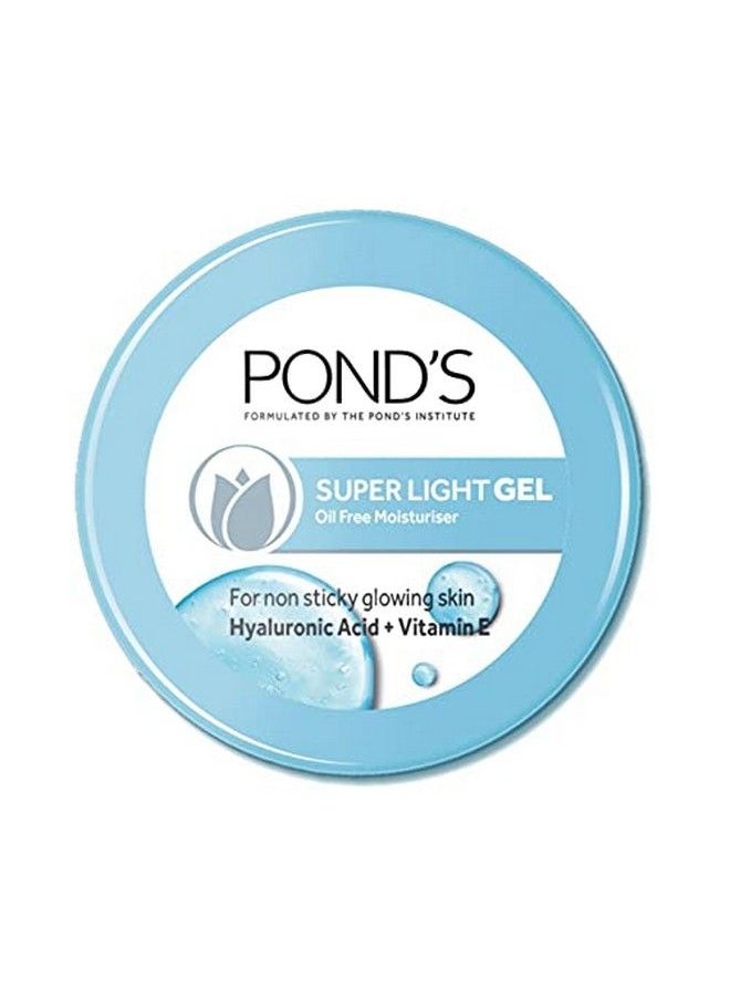 Pond's Super Light Gel Oil Free Face Moisturizer 73 G With Hyaluronic Acid & Vitamin E For Fresh Glowing Skin & 24 Hr Hydration Daily Use  - Image 1