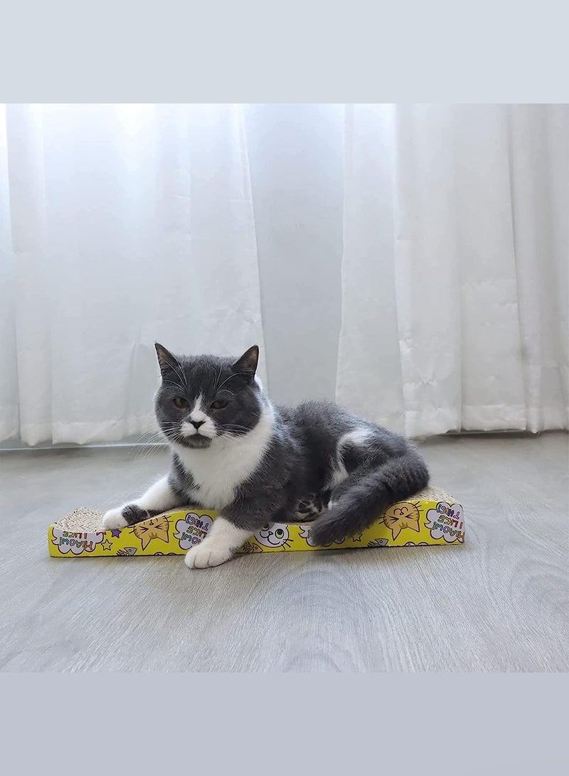MARGOUN Cat Scratcher Cardboard Cat Scratch Pad with Premium Scratch Textures Design Durable Cat Scratching Pad - Image 2