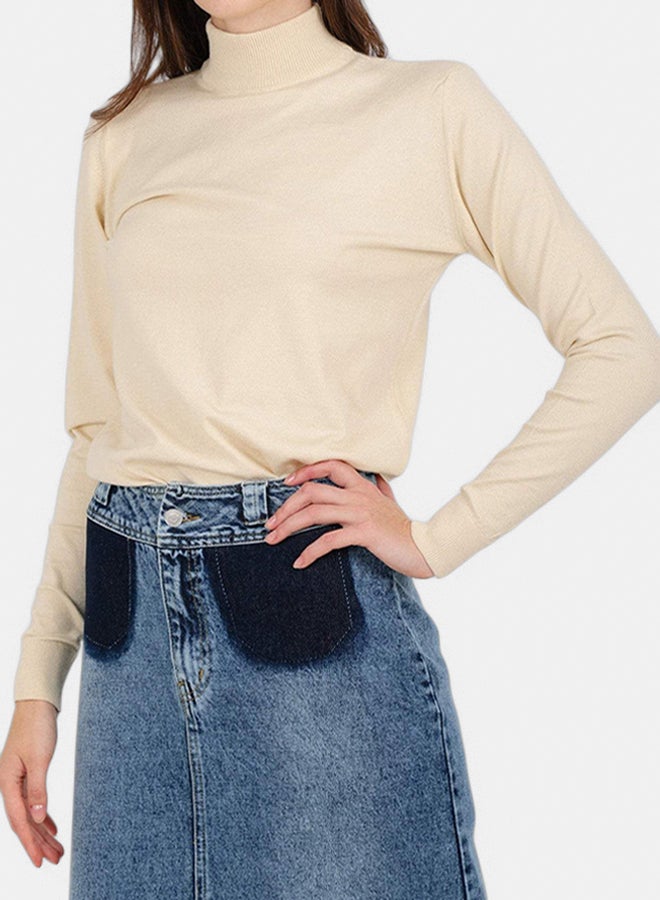 Carina Slim Fit High Neck Pullover - Image 2