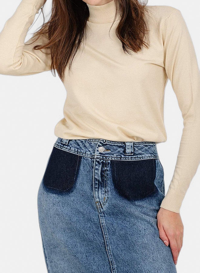 Carina Slim Fit High Neck Pullover - Image 3