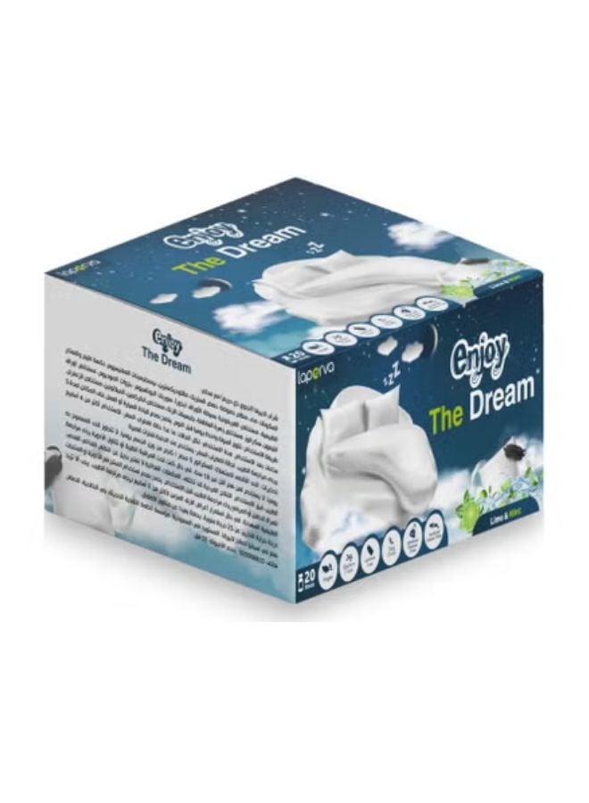 Laperva استمتع بالحلم ميلاتونين، نكهة الليمون والنعناع، 20 جرعة