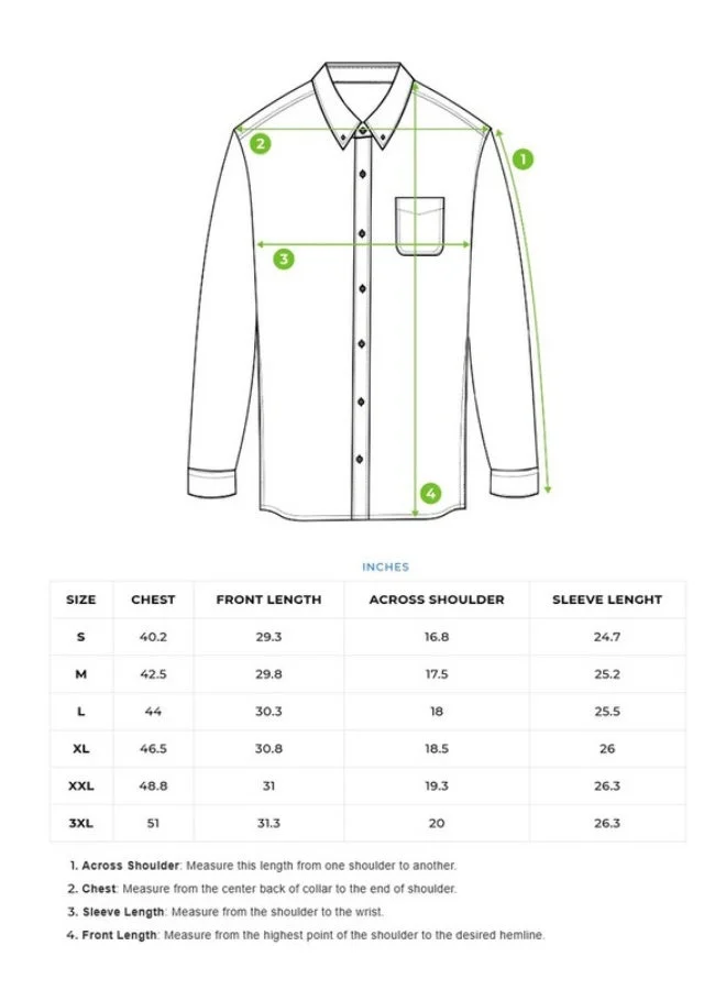 THE BEAR HOUSE  Men's Shirt for Casual and Formal Wear | Classic Button-Down Style for Office, Daily Use, Travel, Events & All-Season Outfits | Versatile & Stylish Wardrobe Essential for Every Occasion for Men | Best Price UAE