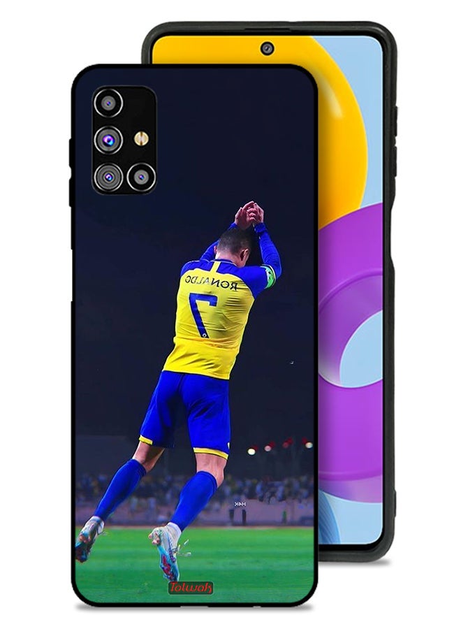 Tolwak Samsung Galaxy M31s Protective Case Cover Cristiano Ronaldo - Image 1