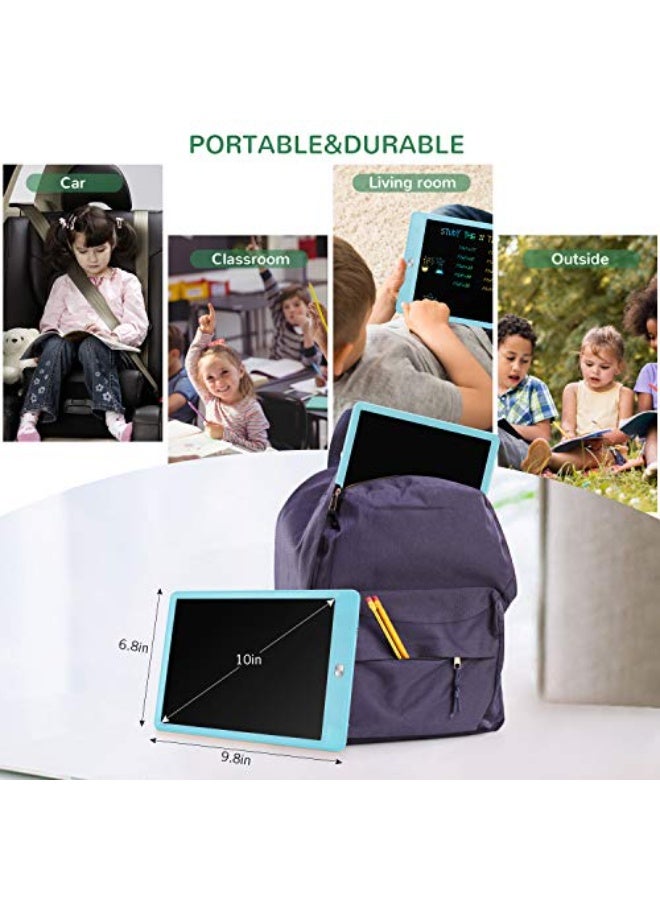 10-Inch LCD Writing Tablet for Kids – Colorful Drawing Pad, Erasable Doodle Board for Travel, Learning & Fun  - Image 2