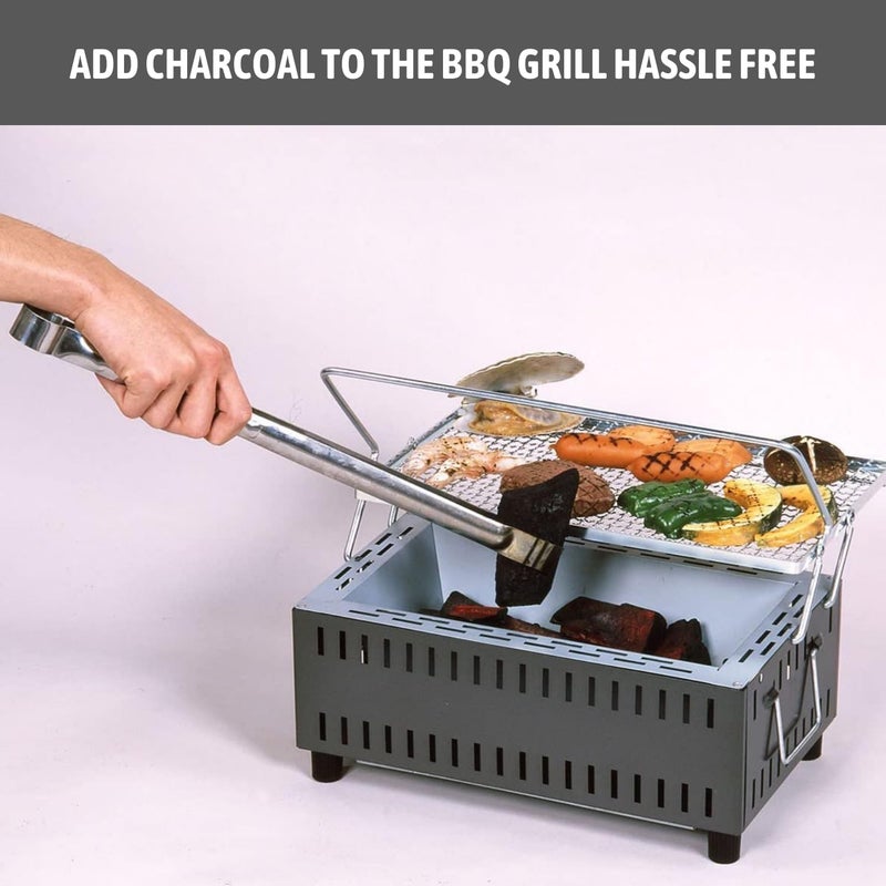 Procamp | MADE IN JAPAN | Tabletop Charcoal Barbecue - 35 Cm x 21 Cm | Cooks for 1-2 Person | Portable Grill | Kabab Smoker Grill for Outdoor Camping, Patio Cooking - Image 2