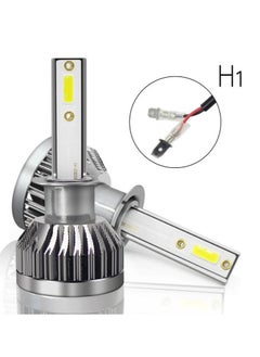 سي6 C6 H1 LED المصباح الأمامي الكل في واحد التوصيل والتشغيل مجموعة تحويل ضوء LED للسيارات (6000K)  - Image 1
