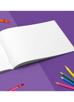 Mintra Pack of 3 Mintra Stapled Drawing Sketch 17*24cm,16 Sheets 80 gm, Assorted Cover Colors & Prints  - Image 5