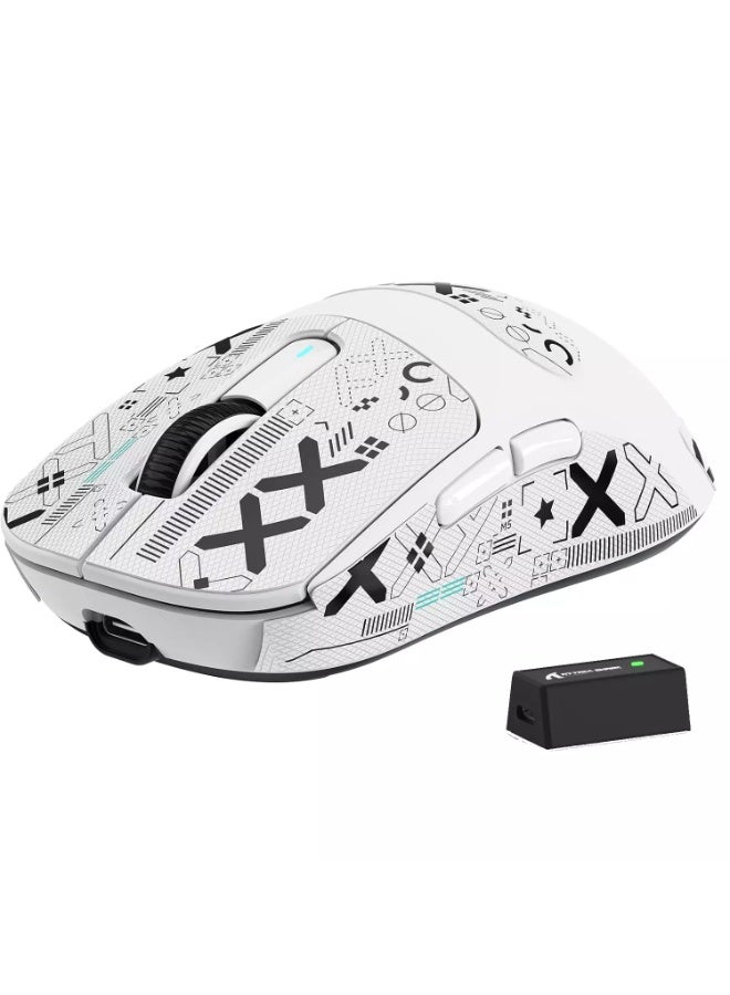 Attack Shark X3 Pro 8K Hz Gaming Mouse, 59g Superlight BT/2.4G Wireless/Wired PixArt PAW3395 Gaming Sensor, 26000 DPI, Griptape, Programmable Buttons - Image 1