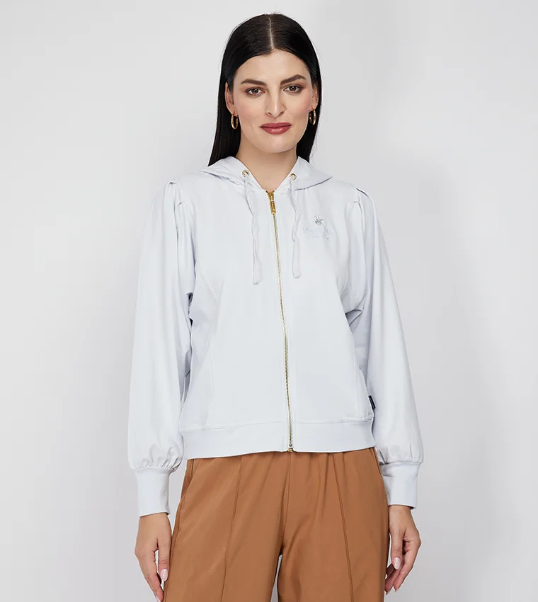Beverly Hills Polo Club Women's Zip-Through Hoodie