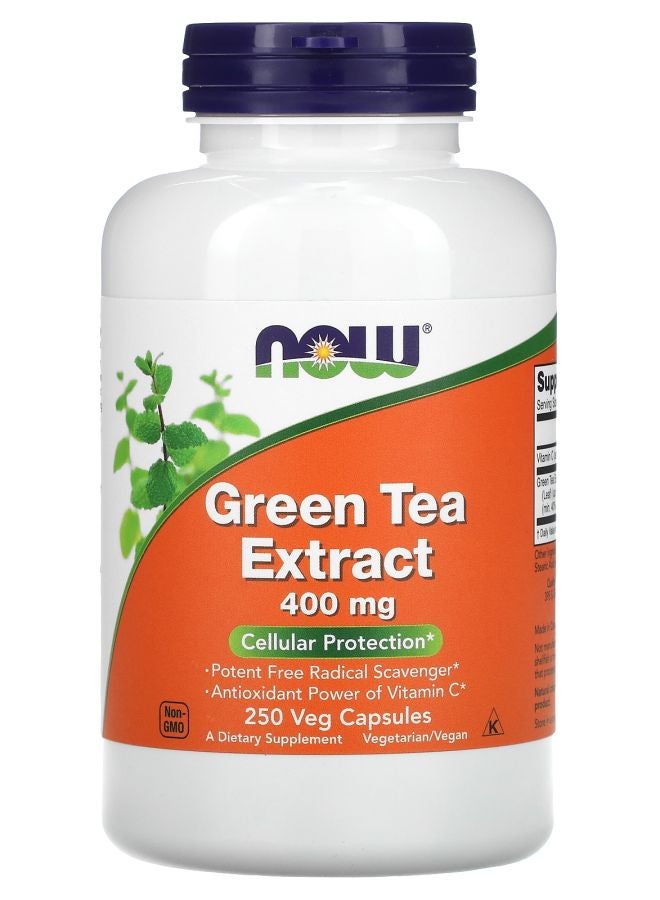 now Green Tea Extract 400 mg 250 Veg Capsules
