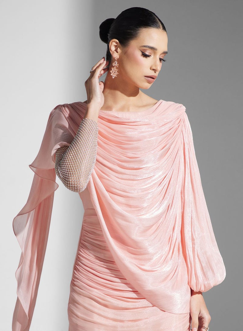 Namshi x Draped Tulip Dress  - Image 3