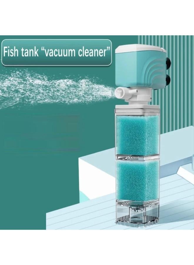 حوض سمك مؤكسج مع فلتر إسفنجي ومضخة مياه وحوض أسماك - Image 5