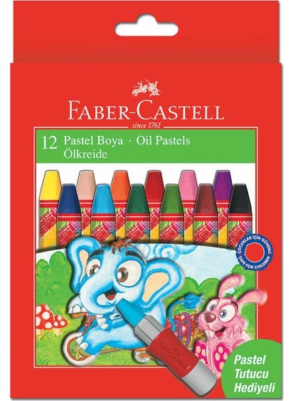 Faber Castell 12 Liter Crayon (With Pen Holder)