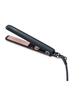 Beurer HS 30 Hair Straightener, Ceramic-Tourmaline Coated Plates with Variable Temperature Settings for Gentle Styling 
